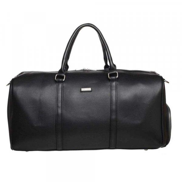 Bessie London, férfi crossbody táska, vízálló, pu bőr táska, fekete,55 x
32 x 32 cm