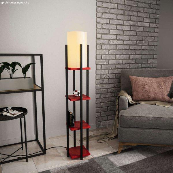 Shelf Lamp - 8117 Állólámpa Fekete Piros