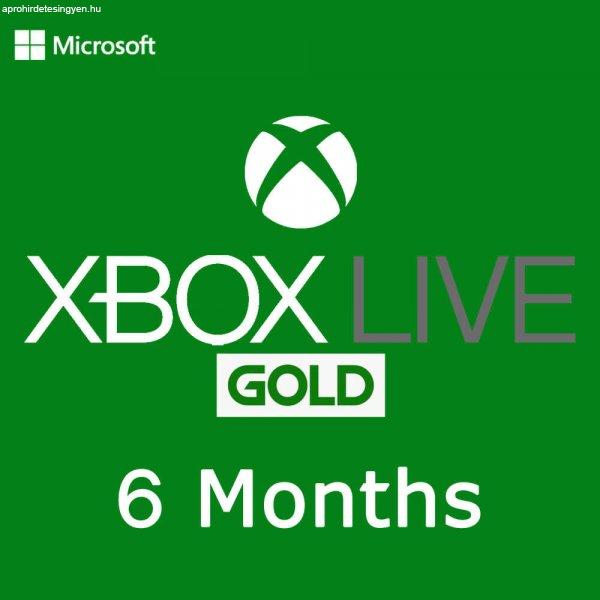 Xbox Live Gold - 6 hónap (Digitális kulcs - Xbox 360 / Xbox One / Xbox Series
X/S)