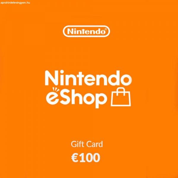 Nintendo eShop Card 100 EUR (EU) (Digitális kulcs - Nintendo Switch)