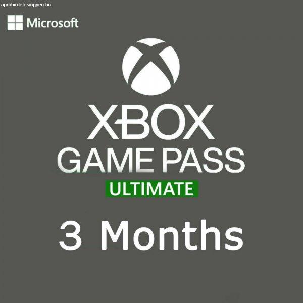 Xbox Game Pass Ultimate - 3 hónap (EU) (Digitális kulcs - Xbox One / Xbox
Series X/S / PC)