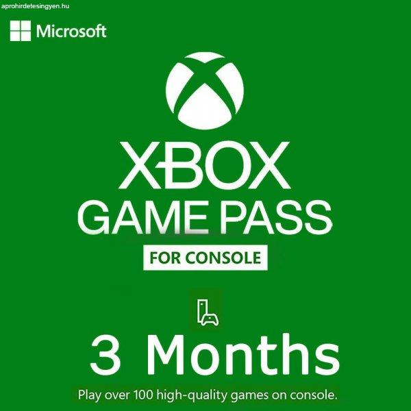 Xbox Game Pass - 3 hónap (EU) (Digitális kulcs - Xbox 360 / Xbox One / Xbox
Series X/S)