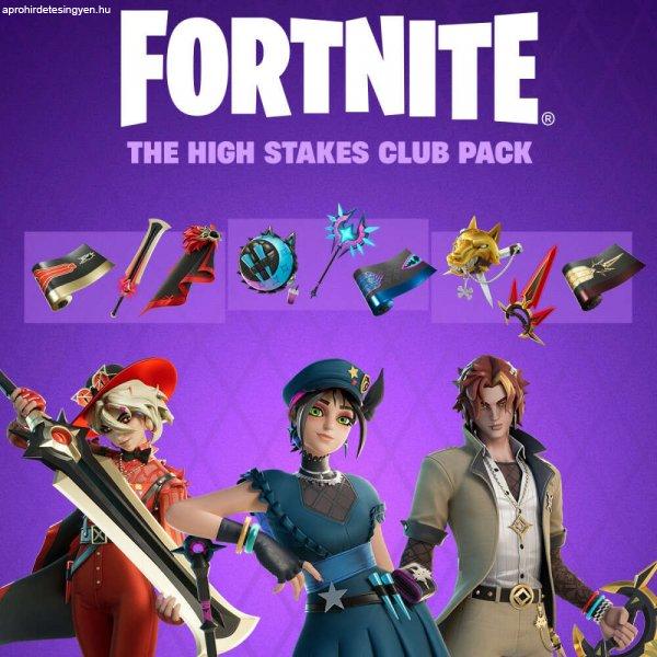 Fortnite: The High Stakes Club Pack (DLC) (EU) (Digitális kulcs - Xbox One/Xbox
Series X/S)