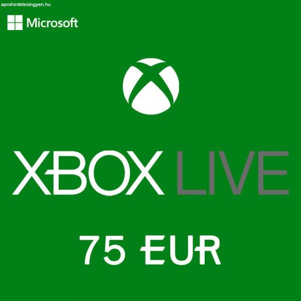 Xbox Live Gift Card 75 EUR (Digitális kulcs - Xbox One / Xbox Series X/S)