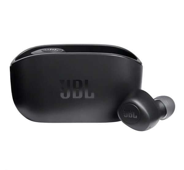 JBL WAVE 100 bluetooth fülhallgató SZTEREO v5.0, TWS, extra mini + töltőtok,
fekete