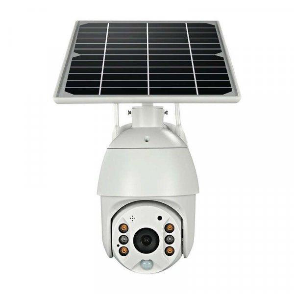SilverHome Solar WIFI/Vezeték nélküli kültéri vízálló PTZ CCTV
biztonsági IP kamera 1080P 2MP PIR