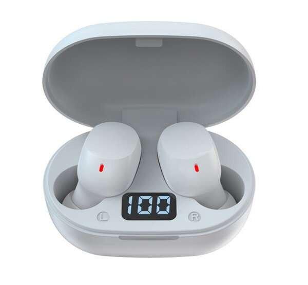 DEVIA JOY A6 bluetooth fülhallgató SZTEREO v5.0, TWS, mikrofon, extra mini +
töltőtok, fehér