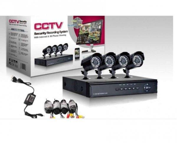 SPRINTER CCTV Online megfigyelő központ, 4 kamerával magyar nyelvű DVR
beltéri egységgel