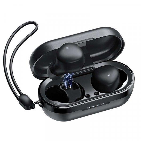 Joyroom TWS Bluetooth 5.1 300mAh vezeték nélküli fülhallgató fekete (JR-TL1
Pro)