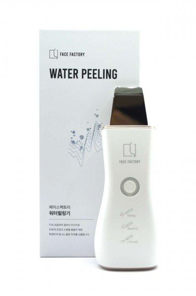 ACE FACTORY Korea Water Peeling 3in1 ultrahangos bőrtisztító, ionos
hatóanyag bejuttató és bőrfeszesítő készülék BIO hialuronsavas
ultrahang géllel