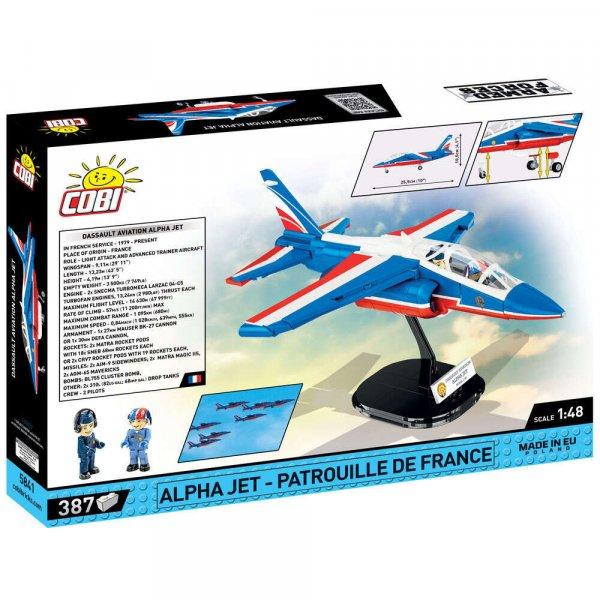 Cobi Alpha Jet Patrouille de France építőkészlet, Avioane kollekció, 5841,
387 részes