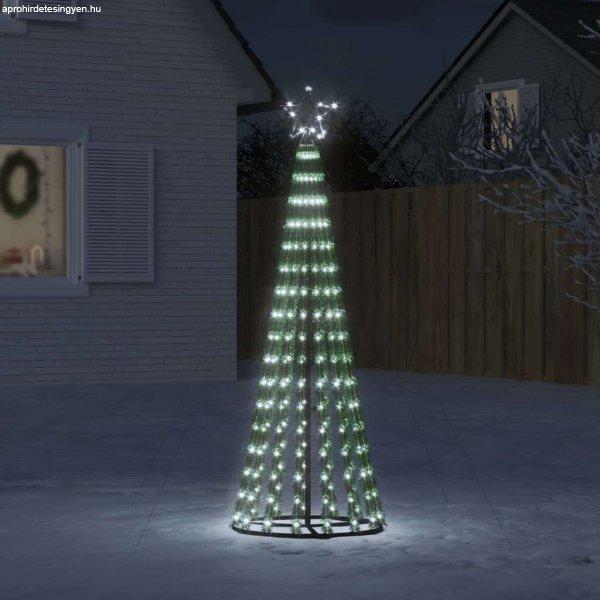 vidaXL hideg fehér karácsonyfa fénykúp 275 LED-del 180 cm