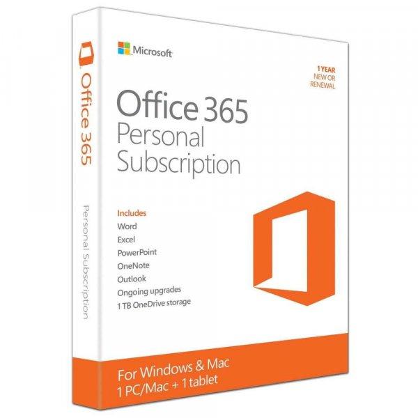 Microsoft Office 365 Personal (1 felhasználó / 1 év) (PC/MAC) (Elektronikus
licenc) (QQ2-00012)