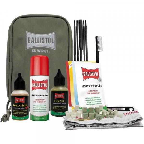 Ballistol 44 darabos fegyvertiszító készlet
