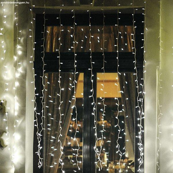 Home karácsonyi KAF 210LC/Wh állófényű jégcsap fényfüggöny, kaf210lc,
kaf210, hidegfehér jégcsap, LED-es jégcsap fényfüggöny, 2x1m, IP44, 230V