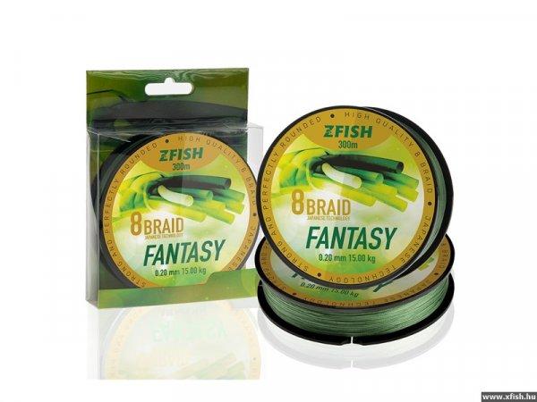 Zfish Fantasy 8-Braid Fonott Zsinór 300M 0,25mm 18,5Kg