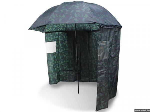 NGT Dapple Camo Brolly With Sides Sátras ernyő 45 - 2,20m