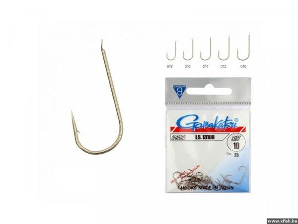 Gamakatsu Ívelt, lapkás, keszegező horog Ls-1310B/010 25db/Csomag