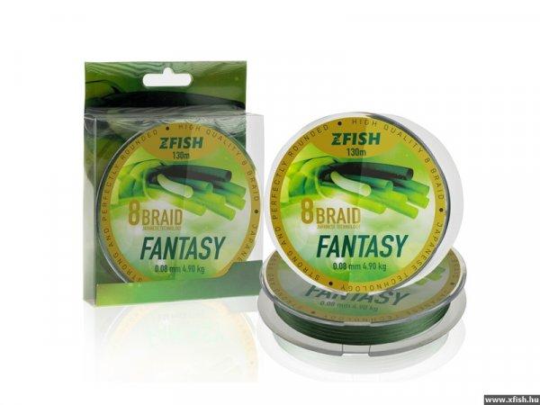 Zfish Fantasy 8-Braid Fonott Zsinór 130M 0,10mm 6,5Kg