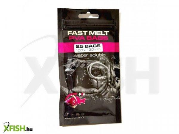 Pva Bags Fast Melt Gyors Oldódású Pva Zacskó 100x130mm 25db/csomag