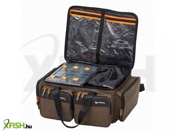 Savage Gear System Box Bag Xl Pergető Táska 3 Dobozzal 25x67x46cm 59 L