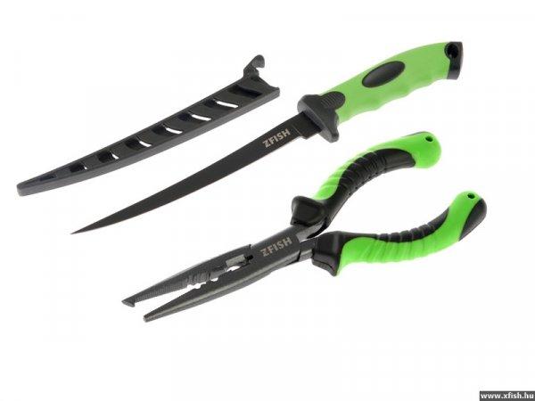 Zfish Combo Set Zfs - Filleting Knife And Pliers fogó és kés szett