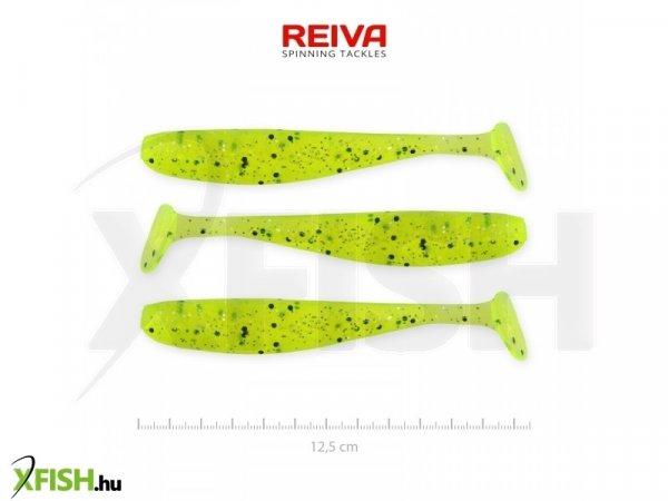 Reiva Flash Shad Gumihal Fluo Zöld Flitter 12,5cm 9,35g 3db/csomag