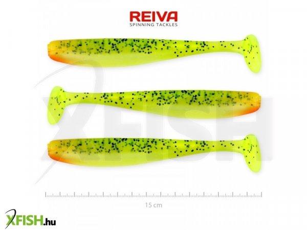 Reiva Flash Shad Gumihal Zöld Narancs Flitter 15cm 13,26g 3db/csomag