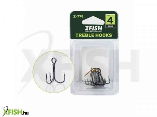 Zfish Triple Hooks Z779 Hármashorog 8-as 6db/csomag