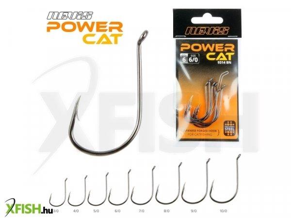 Nevis Power Cat Harcsázó Horog 9314 10/0 5 Db/Csomag