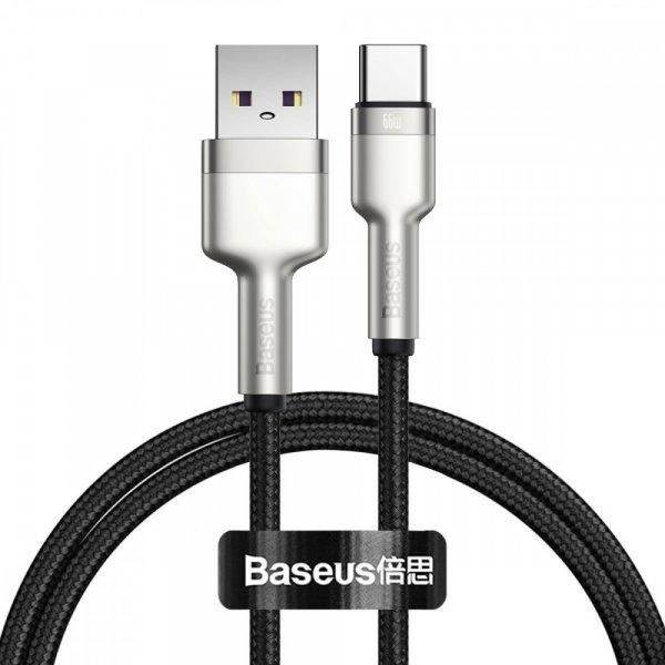 Baseus Cafule USB-USB-C kábel, 66 W, 1 m (fekete)