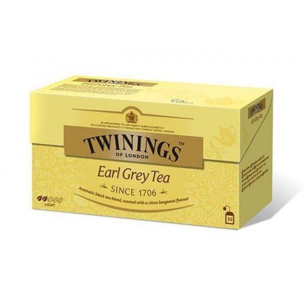 Twinings earl grey fekete tea 25x2 g 50 g