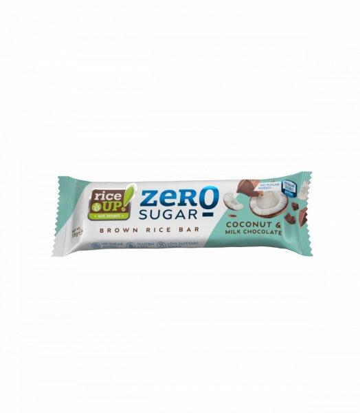 Rice Up zero rizsszelet kókuszos ízű tejcsokoládéval hozzáadott cukor
nélkül 18 g