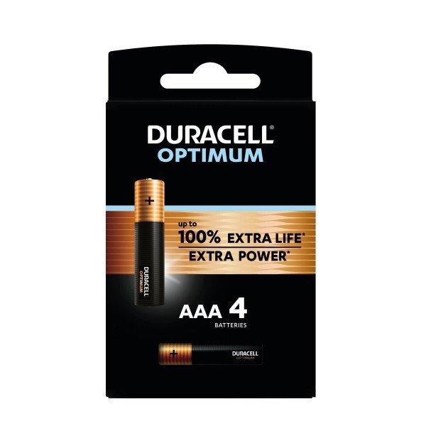 Duracell OPTIMUM AAA MN2400 mikró (LR03) alkáli elem bl/4