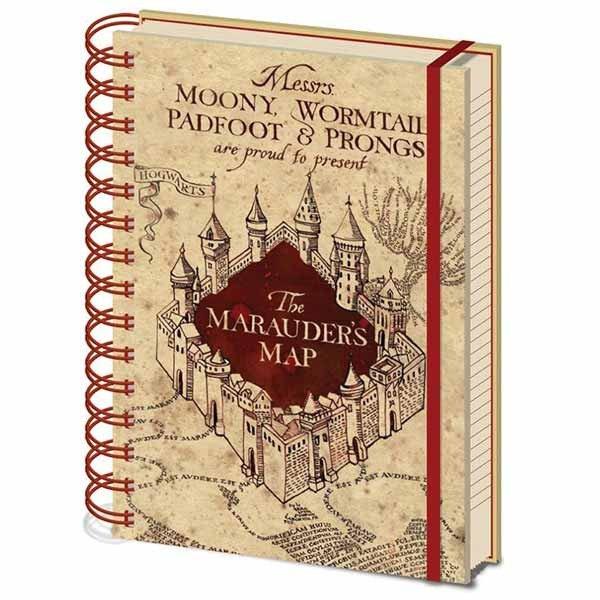 Jegyzetfüzet The Marauders Map (Harry Potter)