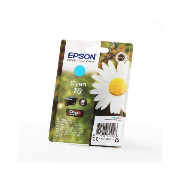 Epson T1802 tintapatron cyan ORIGINAL 