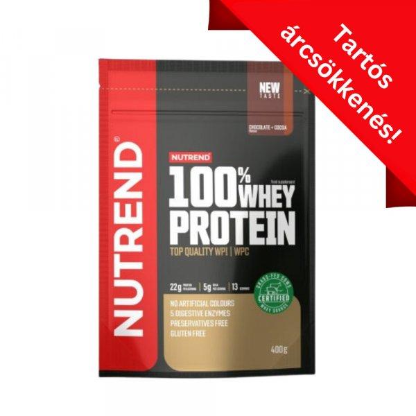 NUTREND 100% Whey Protein 400g Chocolate+Cocoa