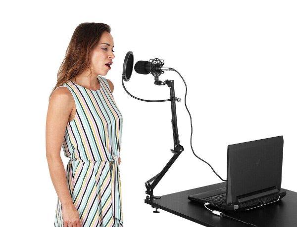 Professzionális stúdió mikrofon szett élő műsorhoz videók ének
rögzítéséhez