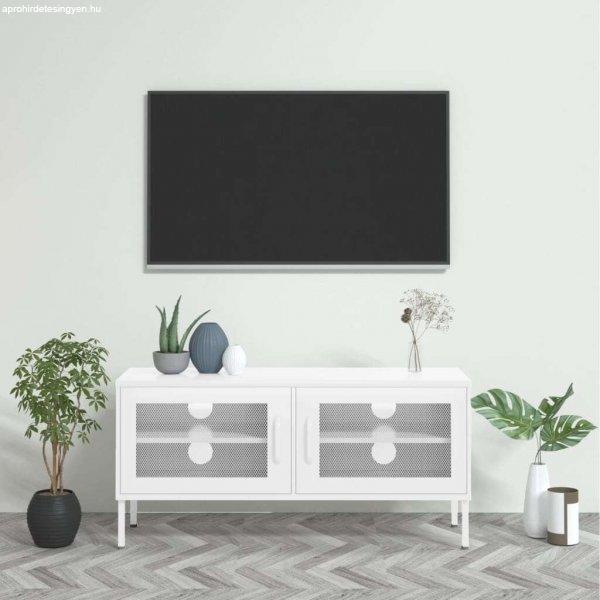 vidaXL fehér acél TV-szekrény 105 x 35 x 50 cm