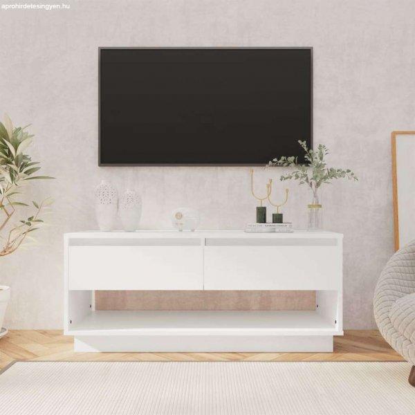 vidaXL fehér forgácslap TV-szekrény 102 x 41 x 44 cm