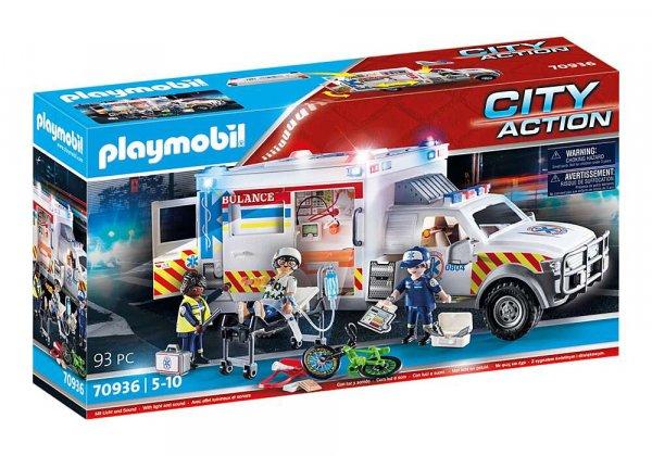 Playmobil  Mentő jármű: US Ambulance 70936