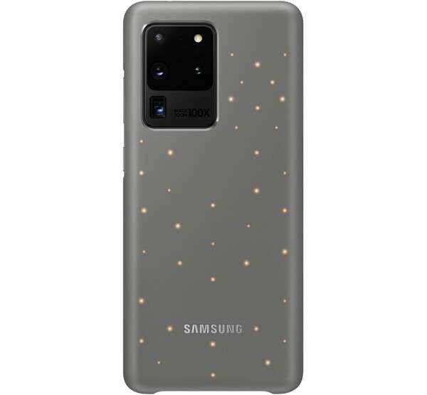 SAMSUNG műanyag telefonvédő (ultravékony, hívás és üzenetjelző
funkció, LED világítás) SZÜRKE Samsung Galaxy S20 Ultra (SM-G988F), Samsung
Galaxy S20 Ultra 5G (SM-G988B)