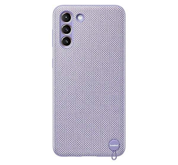 SAMSUNG műanyag telefonvédő (kvadrát textil bevonat) LILA Samsung Galaxy S21
Plus (SM-G996) 5G