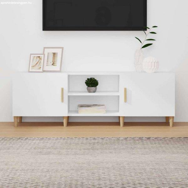 vidaXL fehér szerelt fa TV-szekrény 150 x 30 x 50 cm