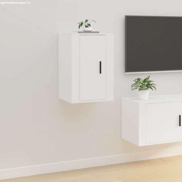 vidaXL fehér fali TV-szekrény 40 x 34,5 x 60 cm