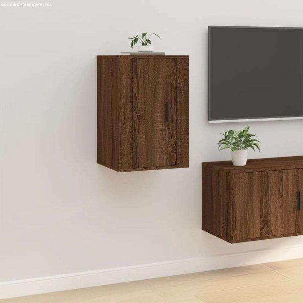 vidaXL barna tölgy színű fali TV-szekrény 40x34,5x60 cm