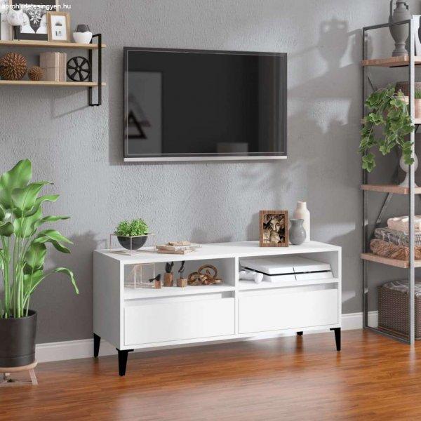 vidaXL fehér szerelt fa TV-szekrény 100x34,5x44,5 cm