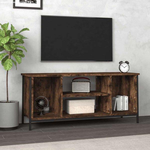 vidaXL füstös tölgyszínű szerelt fa TV-szekrény 102 x 35 x 45 cm