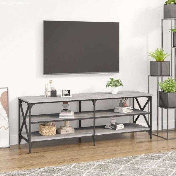 vidaXL szürke sonoma színű szerelt fa TV-szekrény 140 x 40 x 50 cm