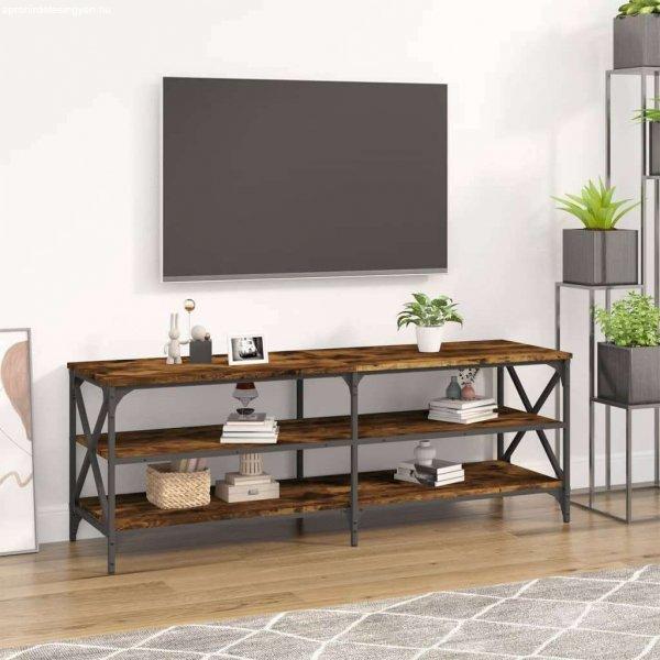 vidaXL füstös tölgy színű szerelt fa TV-szekrény 140 x 40 x 50 cm